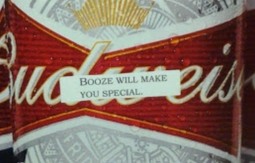Busted Budweiser Ad